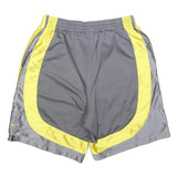 NIKE Mens Grey & Yellow Casual Shorts L W32 Sportswear Athletic