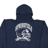 RUSSELL ATHLETIC Mens Navy Springfield Millers Cotton Blend Hoodie XL Sport