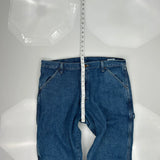 Wrangler Carpenter Pants - 36W 32L Blue Cotton