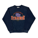 Syracuse Orangemen Lee Sport College Sweatshirt - Large Navy Cotton