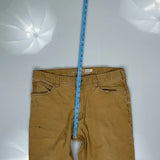 Carhartt Carpenter Trousers - 34W 29L Khaki Cotton