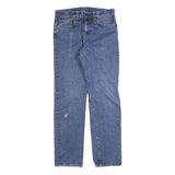 CARHARTT Mens Blue Regular Fit Straight Denim Jeans W31 L31 Classic Cotton Blend