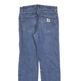 CARHARTT Mens Blue Regular Fit Straight Denim Jeans W31 L31 Classic Cotton Blend