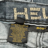 Helix Boot Cut Jeans - 36W 31L Blue Cotton