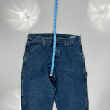 Wrangler Carpenter Jeans - 33W 34L Blue Cotton