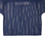 RUSSELL ATHLETIC Mens Navy Blue Polyester Blend Wild Cats Graphic T-Shirt XL