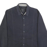 CALVIN KLEIN JEANS Mens Blue Shirt M Cotton Blend Casual Button Shirt