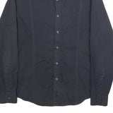 CALVIN KLEIN JEANS Mens Blue Shirt M Cotton Blend Casual Button Shirt