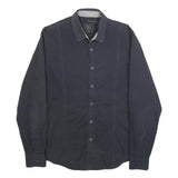 CALVIN KLEIN JEANS Mens Blue Shirt M Cotton Blend Casual Button Shirt