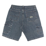 WRANGLER Mens Denim Blue Casual Shorts M W30 Carpenter Style Pockets