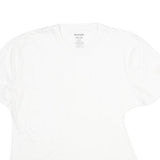 TRUE RELIGION Mens White XL Plain Short Sleeve Crew Neck Cotton T-Shirt