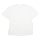 TRUE RELIGION Mens White XL Plain Short Sleeve Crew Neck Cotton T-Shirt