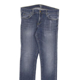 CARHARTT Mens Slim Blue Denim Jeans W30 L30 Zip Closure Classic Fit Casual