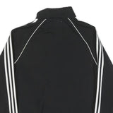 ADIDAS Mens Black White Originals Track Jacket S Polyester Blend Zip Sportswear