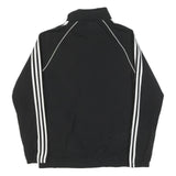 ADIDAS Mens Black White Originals Track Jacket S Polyester Blend Zip Sportswear