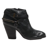 DOLCE VITA Ankle Boots Black Leather Womens UK 5