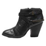 DOLCE VITA Ankle Boots Black Leather Womens UK 5