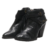DOLCE VITA Ankle Boots Black Leather Womens UK 5