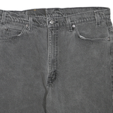 LEVI'S Womens Black Denim Casual Shorts XL W38 Cotton Blend Classic Fit