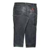 Dickies Carpenter Trousers - 38W 29L Black Cotton