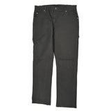 Dickies Cargo Trousers - 34W 32L Black Cotton