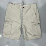 Dockers Cargo Shorts - 36W 11L Beige Cotton