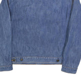 LEE Mens Blue Denim Jacket S Cotton Blend Button Closure Classic Fit Lee Riders