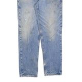 CARHARTT Mens Regular Fit Straight Blue Denim Cotton Blend Medium Wash Jeans W38