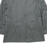 MARELLA Womens Grey Wool Classic Button Jacket UK 14 Tailored Plain Formal