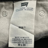 Levis 505 Jeans - 29W 29L Black Cotton