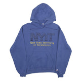 CHAMPION Mens Blue NYIT New York Institute Of Technology Pullover Hoodie M