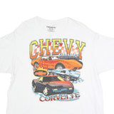 CHEMISTRY Mens White Chevy Classics Graphic T-Shirt XL Short Sleeve Crew Neck