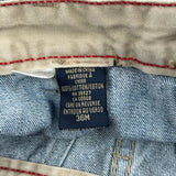 Francois Girbaud Graphic Jeans - 36W 31L Blue Cotton