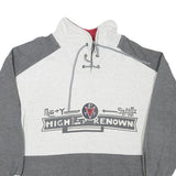 TRIUMPH Mens Grey & Cream High Renown Crew Neck XS Cotton Blend Pullover