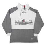 TRIUMPH Mens Grey & Cream High Renown Crew Neck XS Cotton Blend Pullover