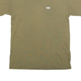 VANS Mens Green S Short Sleeve Crew Neck Classic Fit Minimalist Cotton Blend