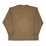 Carhartt Long Sleeve T-Shirt - XL Brown Cotton