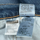 Levis Jeans - 34W 31L Blue Cotton