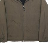 NAUTICA Mens Green Polyester Blend Jacket Zip M Casual Outerwear