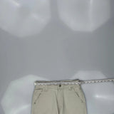 Lee Double Knee Carpenter Pants - 26W 31L Beige Cotton