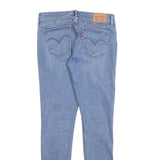 LEVI'S 710 Womens Slim Light Blue Denim Jeans Cotton Blend W28 L30 Skinny Fit