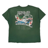Dale Jr Winners Circle Nascar T-Shirt - 2XL Green Cotton