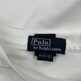 Age 8-9 Polo By Ralph Lauren T-Shirt - Medium White Cotton