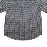 CHAPS RALPH LAUREN Mens Blue & White Check Shirt L Button Down Cotton Blend