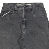 PACO Mens Black Denim Casual Shorts M W30 Cotton Blend Comfortable Style