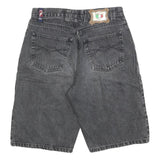 PACO Mens Black Denim Casual Shorts M W30 Cotton Blend Comfortable Style