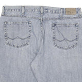 WRANGLER Mens Denim Blue Loose Straight Shorts 4XL W40 Casual Cotton Blend