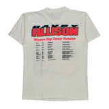 Single Stitch Texaco Havoline Racing Premier Sportswear Nascar T-Shirt - Medium White Cotton