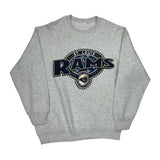 St. Louis Rams Nfl Sweatshirt - Medium Gray Cotton Blend