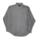 Yarmouth Ralph Lauren Checked Shirt - XL Gray Cotton